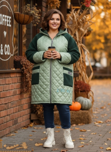 куртка демисезон "Осень"  ( зеленый)