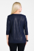 блузка 1910012/2 темно-синий Блузка 1910012/2 темно-синий (Олси, Москва) — размеры 66, 68, 70