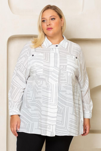 Рубашка "Линия" ( ОК21-035) (TERRА XL, Москва) — размеры 60-62, 64-66
